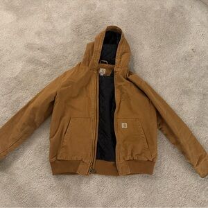 (LIKE NEW!) CARHARTT - MEN'S INSULATED ACTIVE JAC - LOOSE FIT - WASHED DUCK